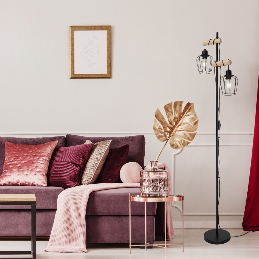 Rabalux - Põrandalamp FABIAN 2xE27/40W/230V