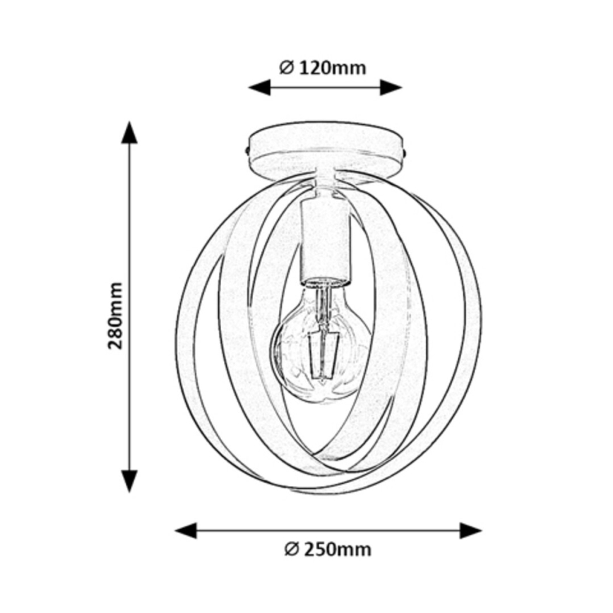 Rabalux - Laelamp 1xE27/40W/230V, läbimõõt 25 cm