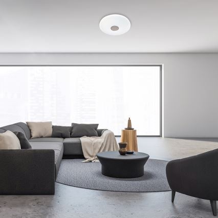 Rabalux - RGB LED Hämardatav laevalgusti LED/40W/230V Wi-Fi 3000-6500K d. 60 cm + kaugjuhtimispult