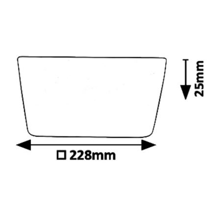 Rabalux - LED Süvistatav valgusti OLEG LED/24W/230V IP65