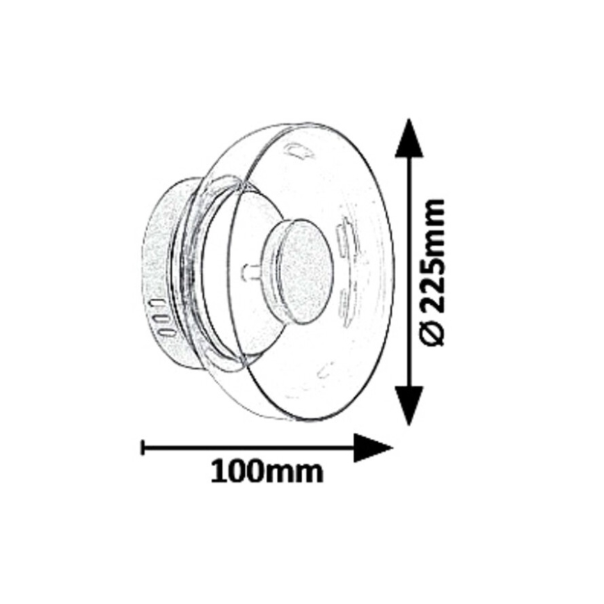 Rabalux 5392 - LED Seinavalgusti LORELL LED/8W/230V