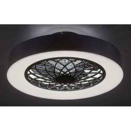 Rabalux - LED Hämardatav laevalgusti ventilaatoriga LED/35W/230V 3000-6000K + pult