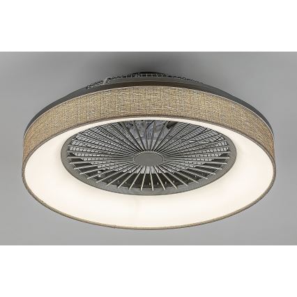 Rabalux - LED Hämardatav laevalgusti ventilaatoriga LED/35W/230V 3000-6000K + pult