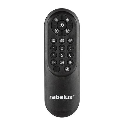 Rabalux - LED Hämardatav laevalgusti ventilaatoriga LED/35W/230V 3000-6000K + pult
