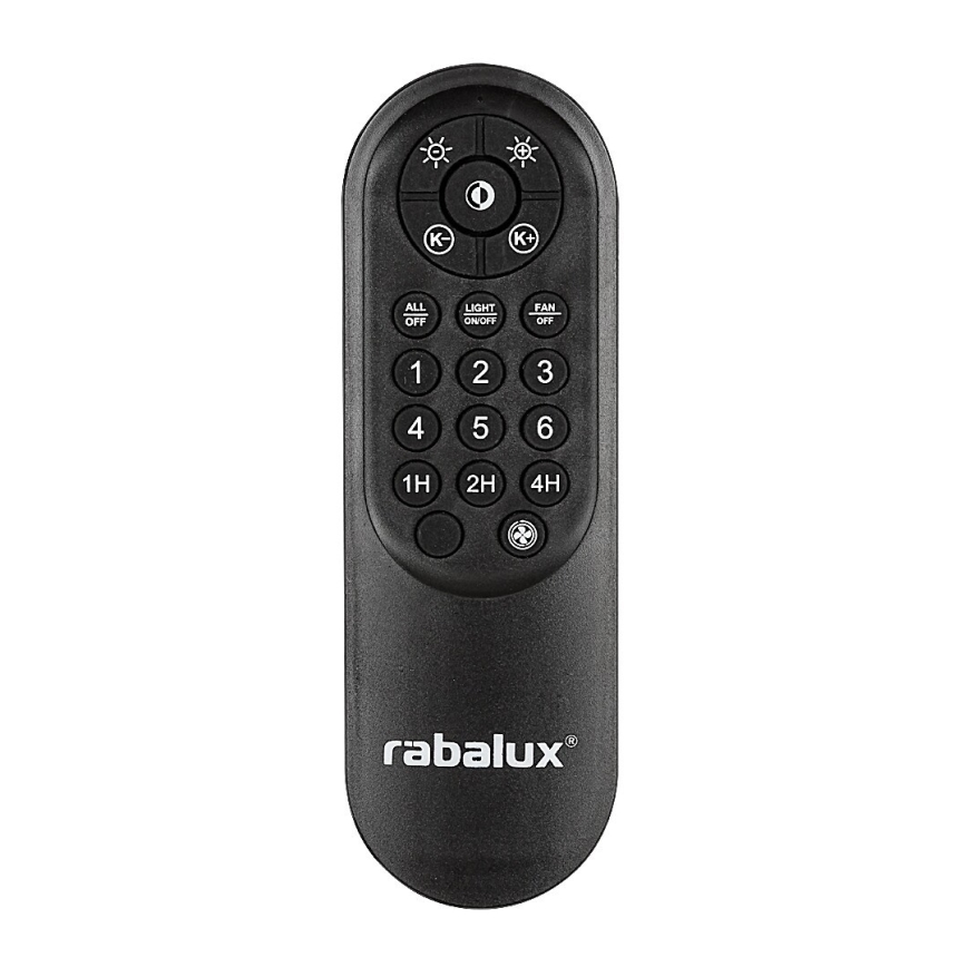 Rabalux - LED Hämardatav laevalgusti ventilaatoriga LED/35W/230V 3000-6000K + pult