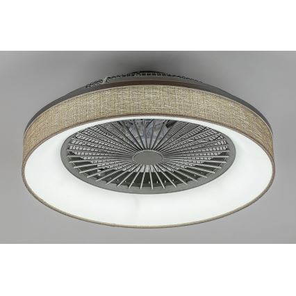 Rabalux - LED Hämardatav laevalgusti ventilaatoriga LED/35W/230V 3000-6000K + pult