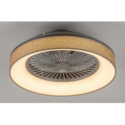 Rabalux - LED Hämardatav laevalgusti ventilaatoriga LED/35W/230V 3000-6000K + pult