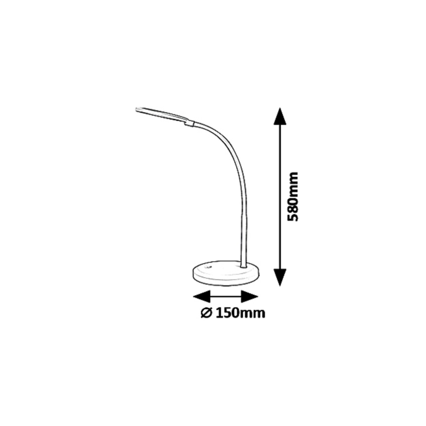 Rabalux 5429 - LED Puutetundlik hämardatav laualamp TIMOTHY LED/7,5W/230V
