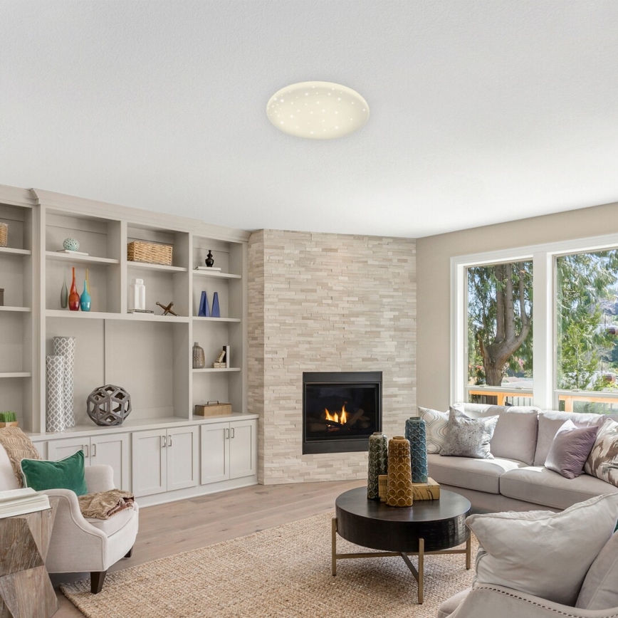 Rabalux - STAR LED hämardatav laelamp 36 W/230 V + kaugjuhtimispult, läbimõõt 40 cm