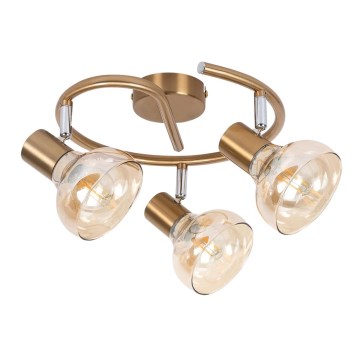 Rabalux 5549 - Kohtvalgusti HOLLY 3xE14/40W/230V kuldne