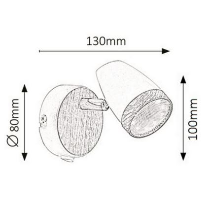 Rabalux - LED-seinavalgusti LED/4W/230V