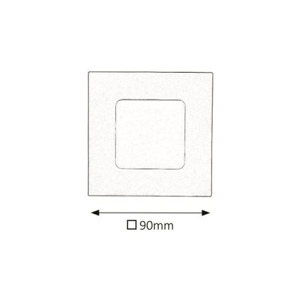 Rabalux - LED Süvistatav vannitoavalgusti LED/3W/230V IP44 4000K