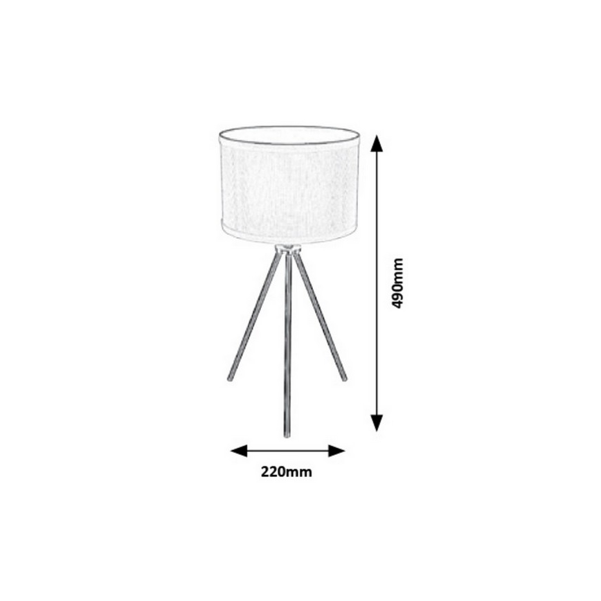 Rabalux - Laualamp 1xE27/60W/230V