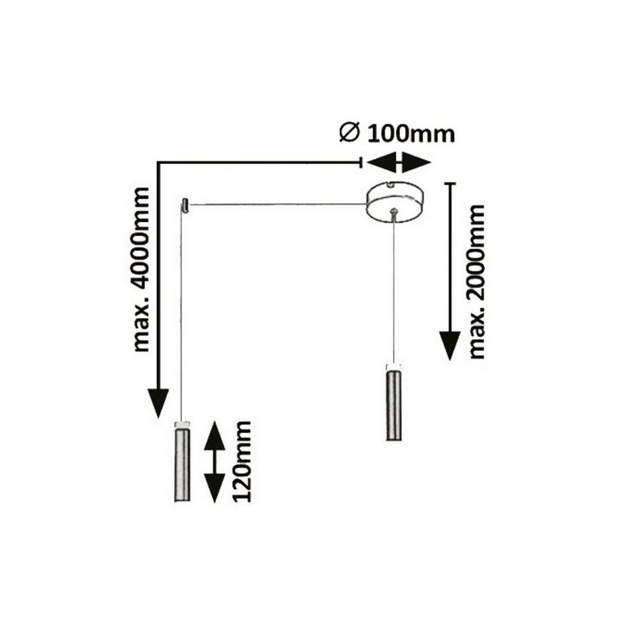 Rabalux - LED Lühter LED/7W/230V