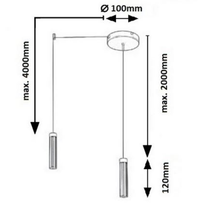 Rabalux - LED Lühter LED/14W/230V