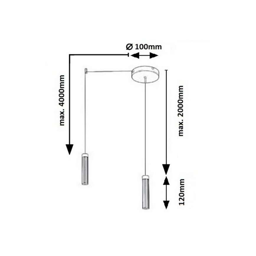 Rabalux - LED Lühter LED/14W/230V