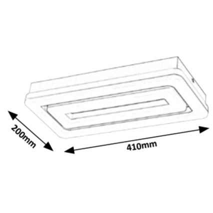 Rabalux - LED Laevalgusti LED/40W/230V 20x41 cm