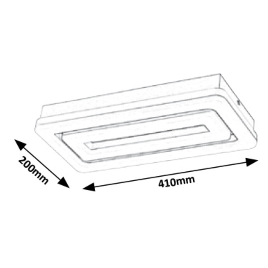 Rabalux - LED Laevalgusti LED/40W/230V 20x41 cm
