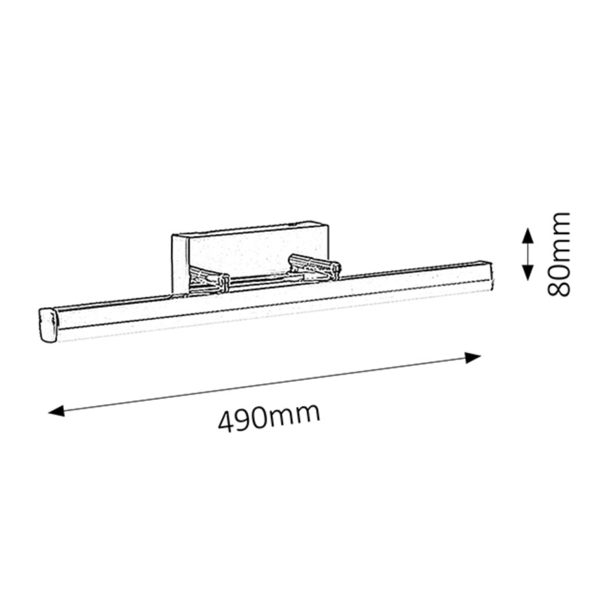 Rabalux - Vannitoavalgusti LED/12W/230V IP44