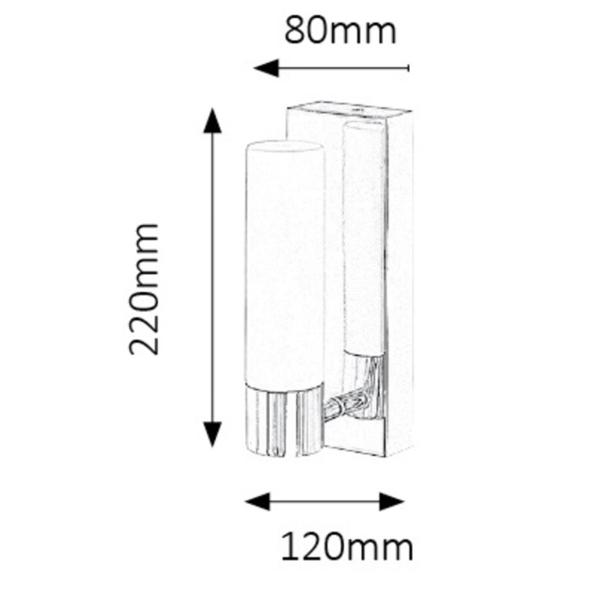 Rabalux 5749 - LED Seinavalgusti vannituppa JIM 1xLED/5W/230V IP44