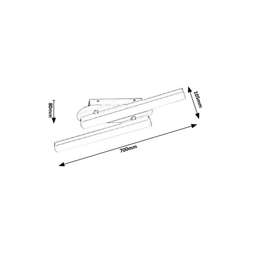 Rabalux - LED Seinavalgusti vannituppa LED/18W/230V IP44