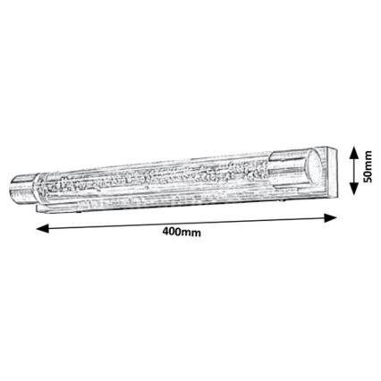 Rabalux - LED Seinavalgusti vannituppa 2xLED/5W/230V IP44