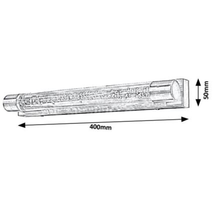 Rabalux - LED Seinavalgusti vannituppa 2xLED/5W/230V IP44