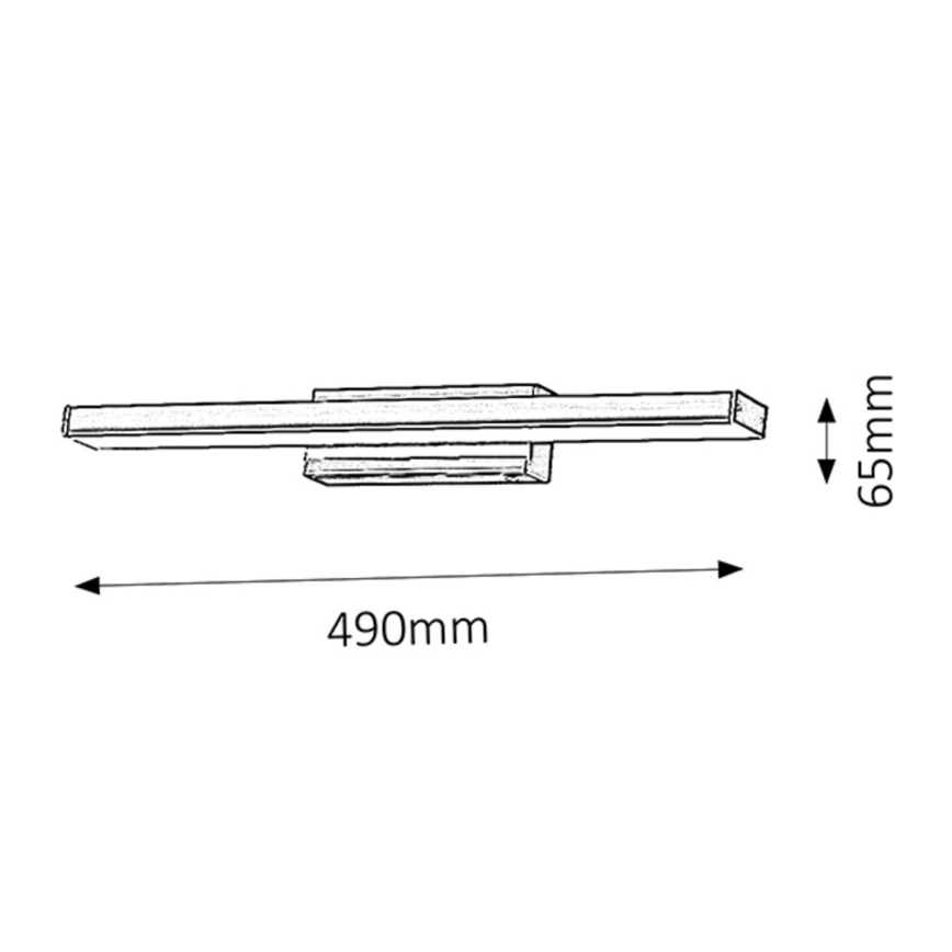 Rabalux - LED-seinavalgusti vannituppa 1xLED/12W/230V