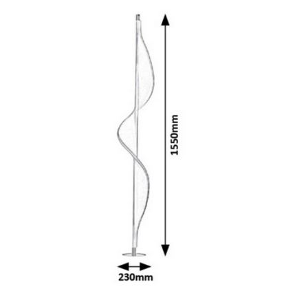 Rabalux - LED Põrandalamp LED/34W/230V