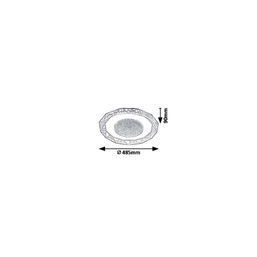 Rabalux 6294 - LED Laevalgusti SIREN LED/50W/230V