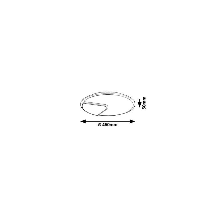 Rabalux 6329 - LED Laevalgusti BOSWELL LED/40W/230V
