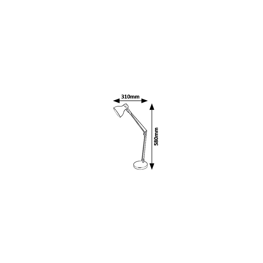 Rabalux 6408 - Laualamp CARTER 1xE14/11W/230V