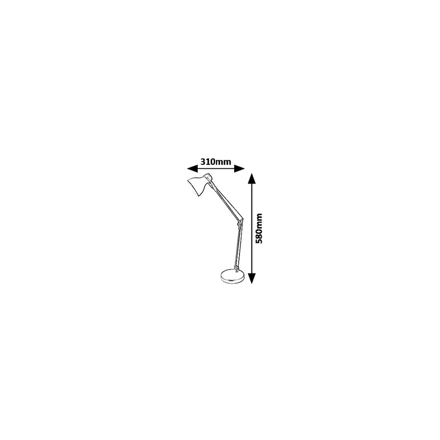 Rabalux 6410 - Laualamp CARTER 1xE14/11W/230V