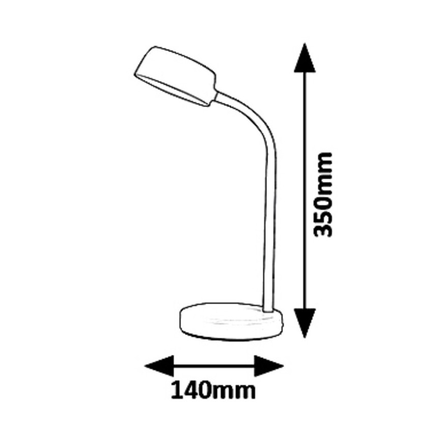Rabalux 6779 - LED Laualamp BERRY LED/4,5W/230V