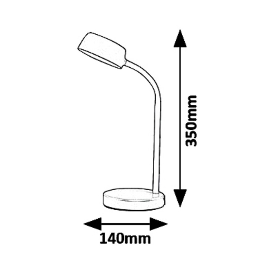 Rabalux 6780 - LED Laualamp BERRY LED/4,5W/230V