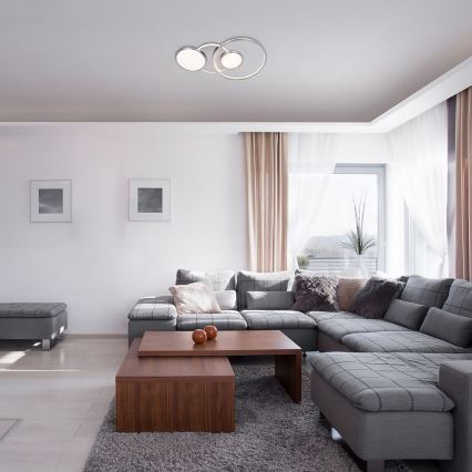 Rabalux - LED Pinnale kinnitatav lühter LED/50W/230V läikiv kroom