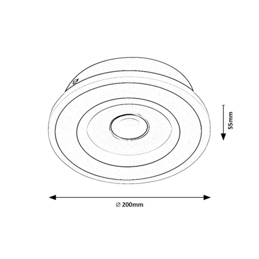 Rabalux - LED-laelamp LED/20W/230V 3000/4000/6000K läbimõõt 20 cm