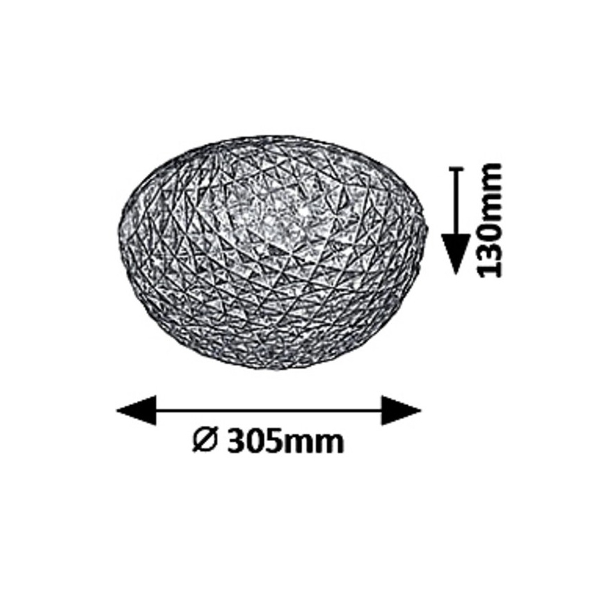 Rabalux - JILLIAN LED laelamp, 18 W, 230 V, Ø 30,5 cm