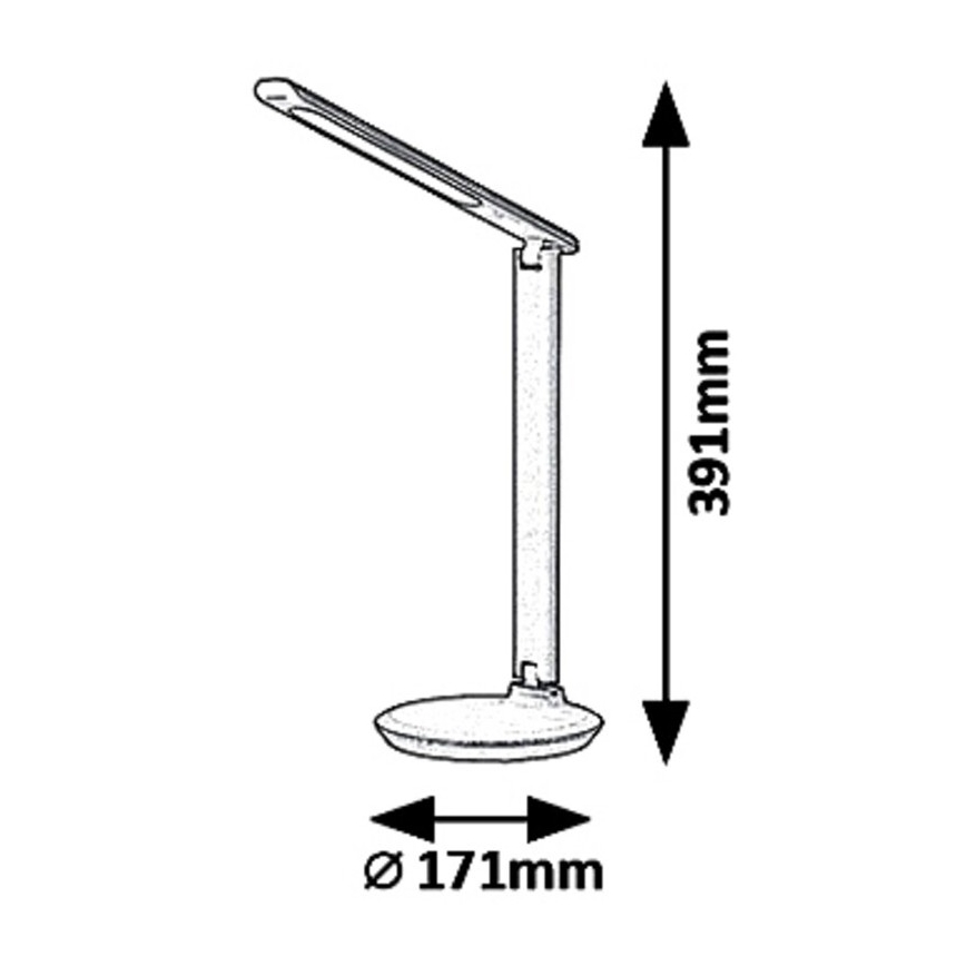 Rabalux 6979 - LED Hämardatav laualamp OSIAS LED/9W/230V