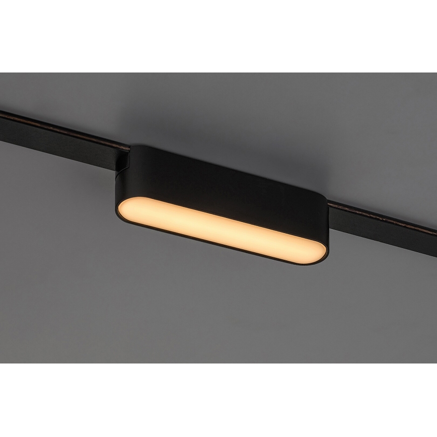 Rabalux - LED Laevalgusti 1-faasilisele rööbassüsteemile LED/6W/230V 3000K 11,5 cm must