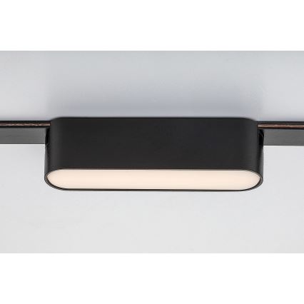 Rabalux - LED Laevalgusti 1-faasilisele rööbassüsteemile LED/6W/230V 3000K 11,5 cm must