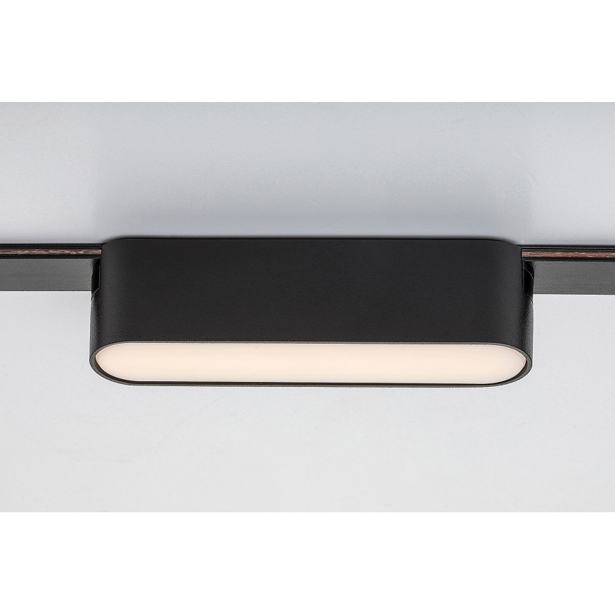 Rabalux - LED Laevalgusti 1-faasilisele rööbassüsteemile LED/6W/230V 3000K 11,5 cm must