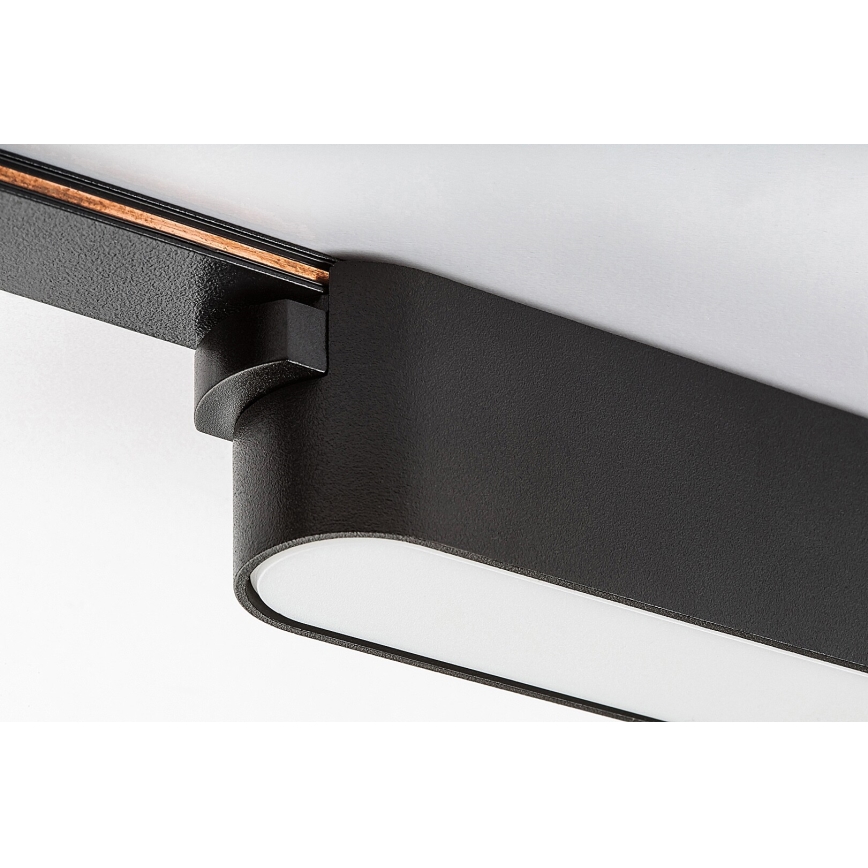 Rabalux - LED Laevalgusti 1-faasilisele rööbassüsteemile LED/6W/230V 3000K 11,5 cm must