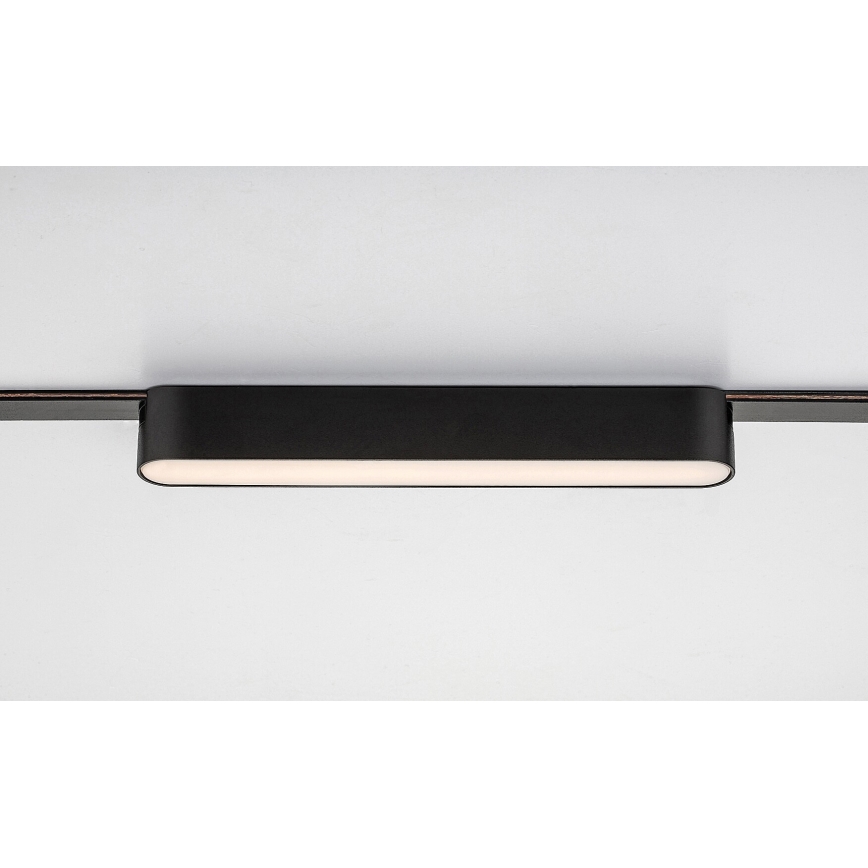 Rabalux - LED Laevalgusti 1-faasilisele rööbassüsteemile LED/12W/230V 3000K 22 cm must