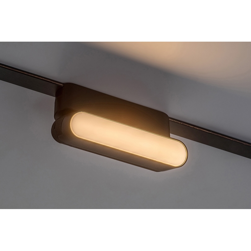 Rabalux - LED Laevalgusti 1-faasilisele rööbassüsteemile LED/6W/24V 3000K 11,5 cm must