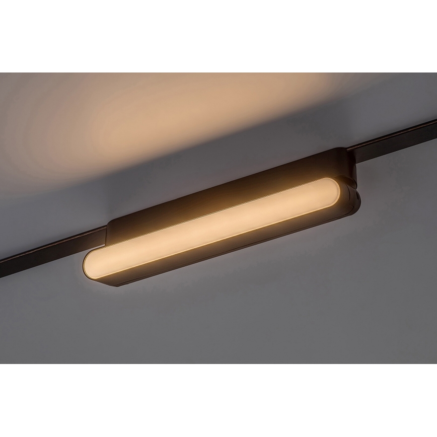 Rabalux - LED Laevalgusti 1-faasilisele rööbassüsteemile LED/12W/230V 3000K 22 cm must