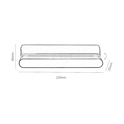 Rabalux - LED Laevalgusti 1-faasilisele rööbassüsteemile LED/12W/230V 3000K 22 cm must