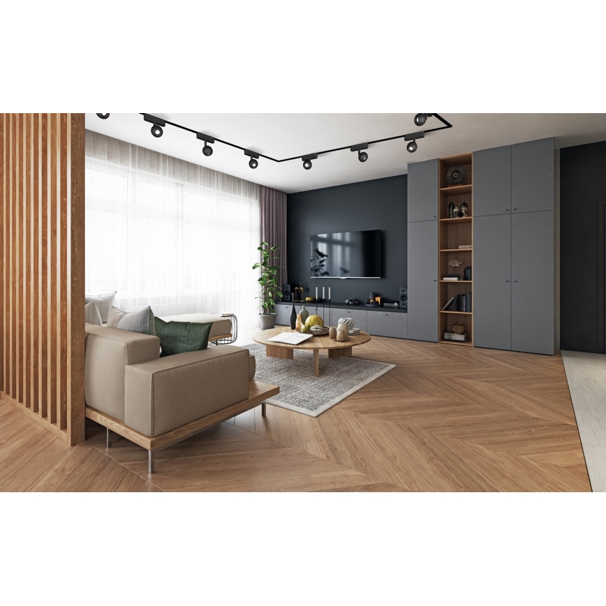Rabalux - LED Kohtvalgusti 1-faasilisele rööbassüsteemile LED/5W/230V 3000K must