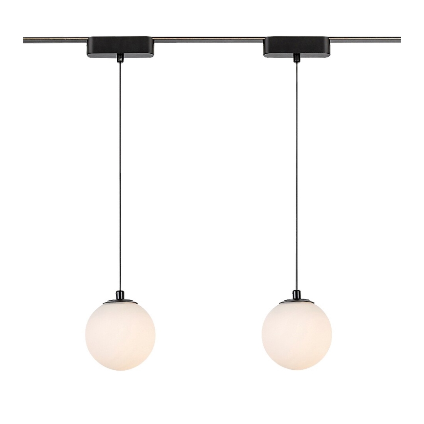 Rabalux - LED Lühter ühefaasilise rööbassüsteemi jaoks LED/5W/24V 3000K must