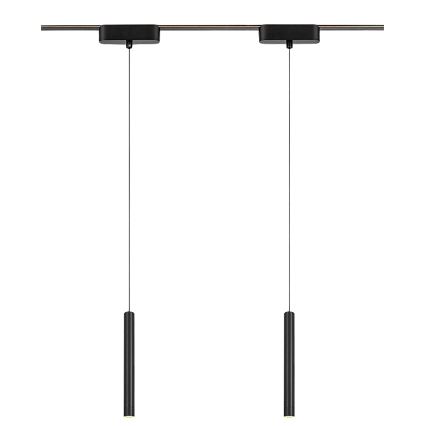Rabalux - LED Lühter ühefaasilise rööbassüsteemi jaoks LED/5W/230V 3000K must